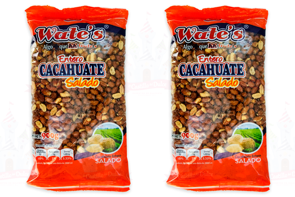 CACAHUATE 10/900 GR. SALADO WATES