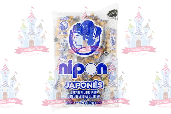 CACAHUATE JAPONES 25 GRS 20/20 PZA TOTIS