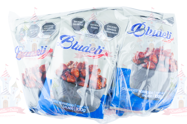 CACAHUATE SALADO 100 GRS 7/12 PZA BLUE