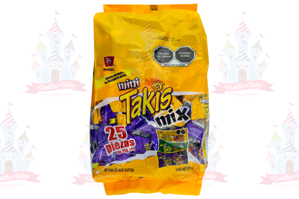 MINI TAKIS MIX 3/25 PZS. (35GRS) BARCEL