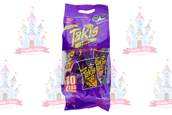 TAKIS PACK FUEGO 7/10 PZA (56GRS) BARCEL