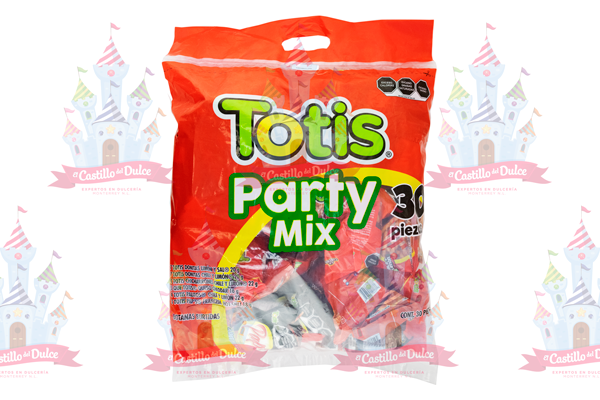 TOTIS PARTY MIX  MEGA 10/30 PZ