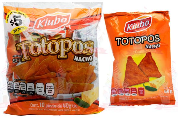 KIUBO TOTOPO NACHO 8/10/40 GRS GONAC