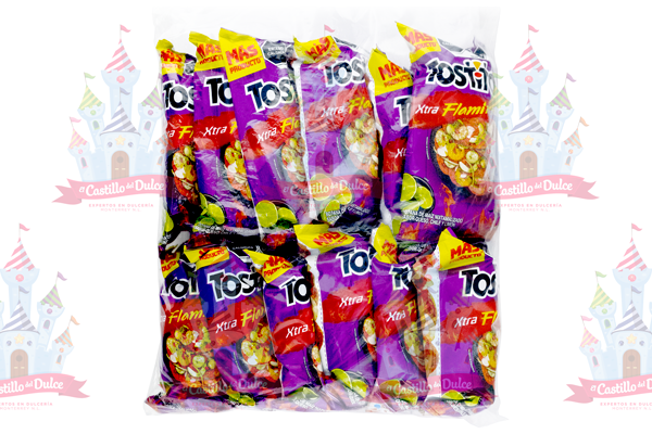 TOSTITO FLAMIN HOT 5/12 PZAS. (62GRS) SABRITAS