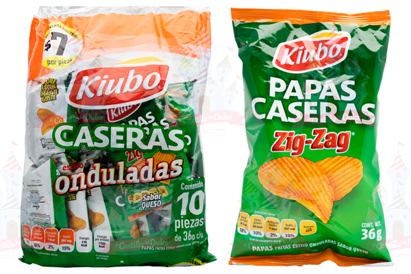 PAPAS KIUBO ZIG ZAG QUESO 10/10 GONAC