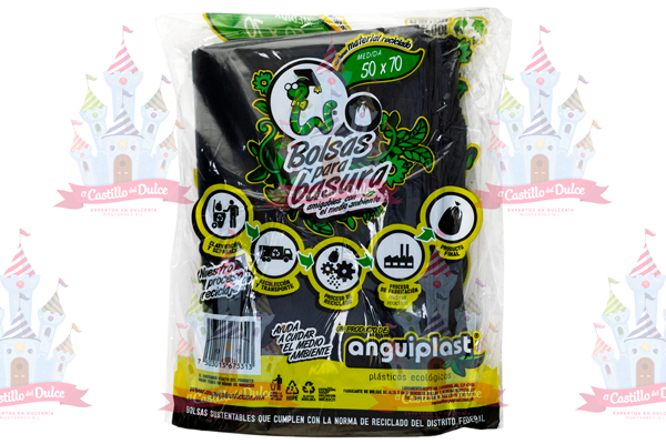BOLSA BASURA 50X70 1/25 KG ANGUIPLAST