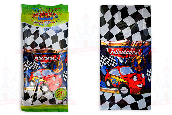 BOLSA CARRITO ROJO 50/25 FESTIBOLSAS