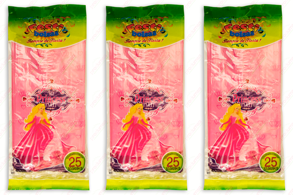 BOLSA PRINCESA ROSA 50/25 FESTIBOLSAS
