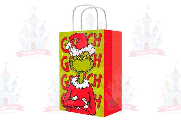 BOLSA BOND CON ASA GRINCH 6/6 PZA GRANMARK