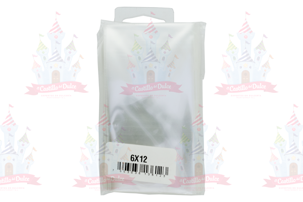 BOLSA CELOFAN 6X12 C/100 PZS. NOKIS