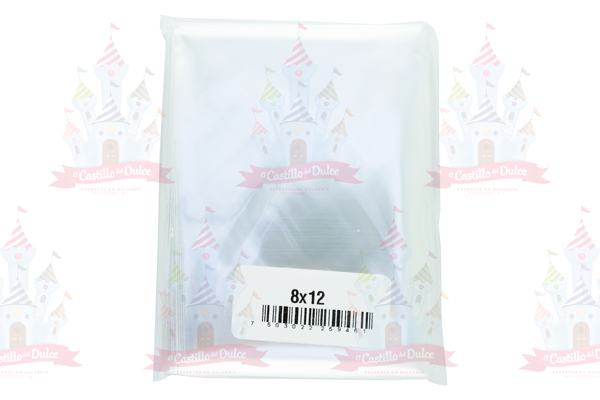 BOLSA CELOFAN 8X12 C/100 PZS. NOKIS