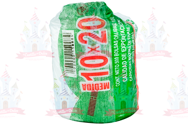 BOLSA ROLLO 10 X 20  36/500 PZS.ROLOPLAST