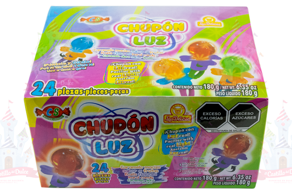 CHUPON LUZ 12/24 PZA DELICIAS