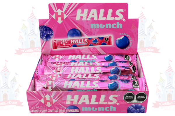 HALLS MONCH FRAMBUESA 20/15 PZA ADAMS