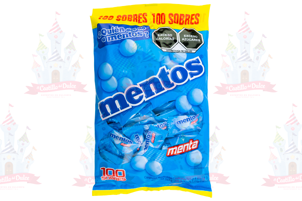 MENTOS MENTA BOLSA 30/100 PZAS CHUPA CHUPS