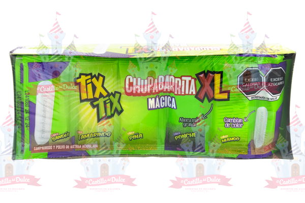 TIX TIX CHUPABARRITA MAGICA XL 12/10 PZA