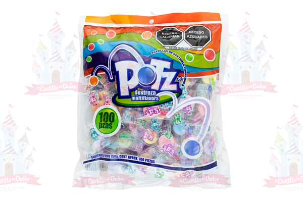 POTZ PASTILLAS FRUT. 25/100 PZS. BERBER