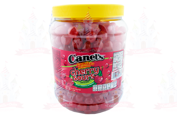 JELLY BEANS CHERRY SOUR 8/1.5 KG VITR. CANELS