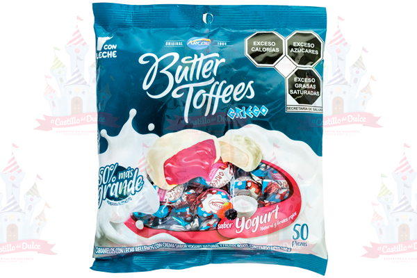 BUTTER TOFFEES YOGURT GRIEGO 16/50 PZ ARCOR