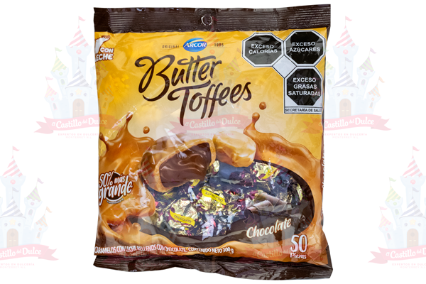 BUTTER TOFFEES CHOCOLATE 16/50 PZA ARCOR