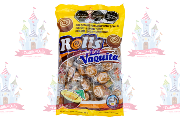 CHICLOSO ROLL VAQUITA COCO 20/400 GR CANELS