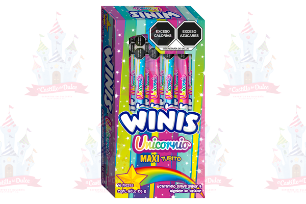 WINIS MAXI TUBITO UNICORNIO 36/16 PZAS