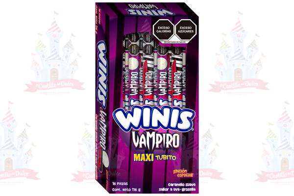 WINIS MAXI TUBITO VAMPIRO 36/16 PZA