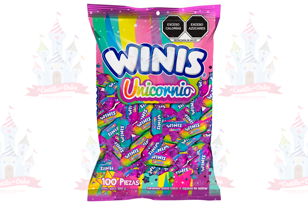 WINIS TORCIDITO UNICORNIO 24/100 PZA