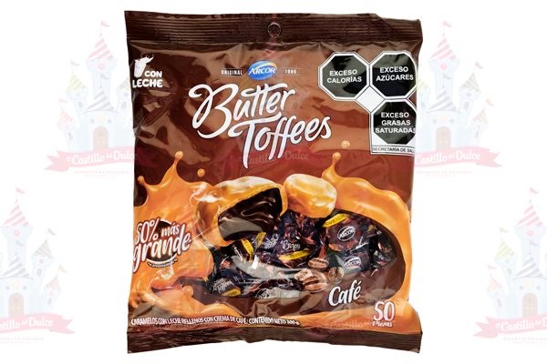 BUTTER TOFFEES CAFE 16/50 PZA ARCOR