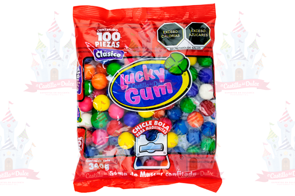 CHICLE LUCKY GUM CHICO CLASICO 20/100 PZA