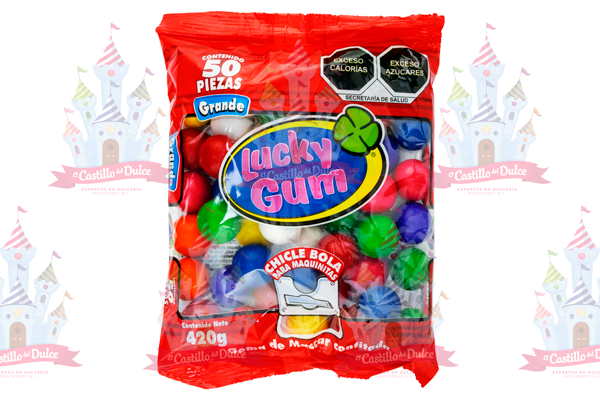 CHICLE LUCKY GUM GRANDE 20/50 PZA