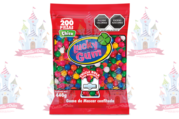 CHICLE LUCKY GUM CHICO 20/200 PZA