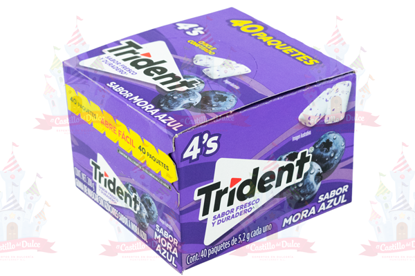 TRIDENT 4S MORA AZUL  40/40 ADAMS