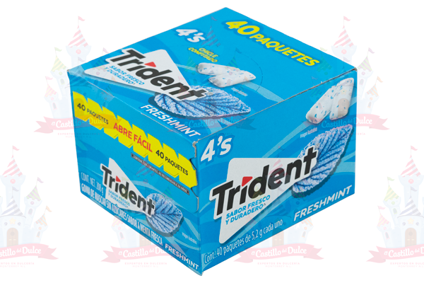 TRIDENT 4S FRESHMINT NVA PRESEN. 24/40 ADAMS