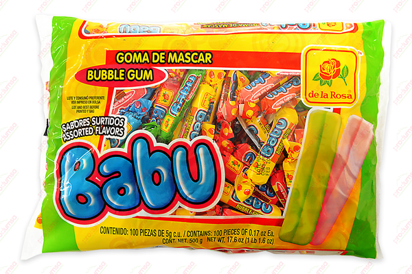 CHICLE BABU 24/100 LA ROSA