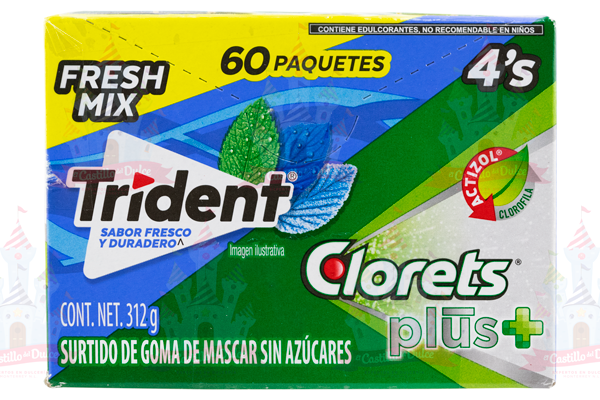 TRIDENT 4S FRESH MIX 24/60 ADAMS