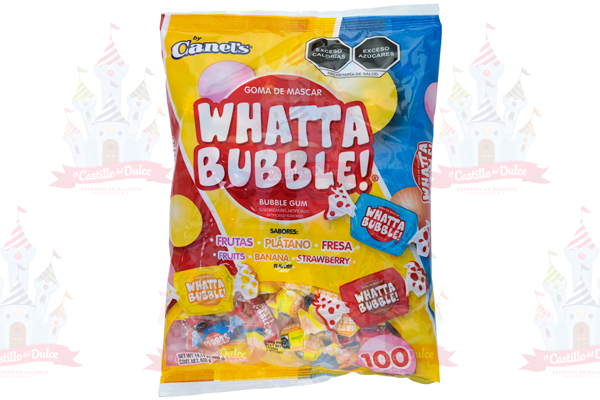 WHATTA BUBBLE MIX BOLSA 20/100 CANELS