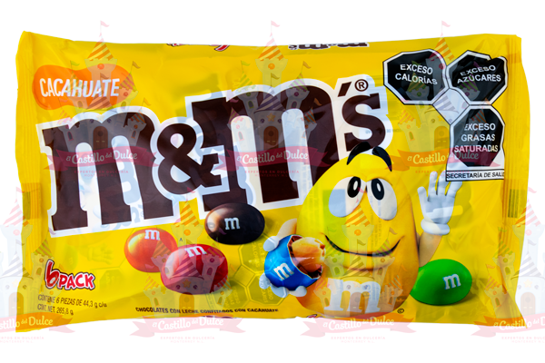 M&m Chocolate - Envase Café (pack De 6 Unidades)