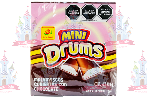 CHOCOLATE MINI DRUMS 16/24 LA ROSA