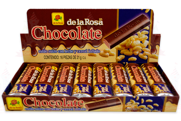 CHOCOLATE SUIZO C/ARROZ 20/16 LA ROSA