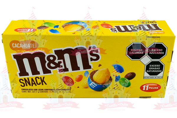 M&M SNACK CACAHUATE 18/11/20.7 GRS