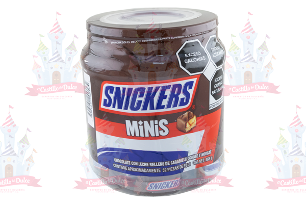 VITR. SNICKERS MINIATURAS 12/52 PZS.