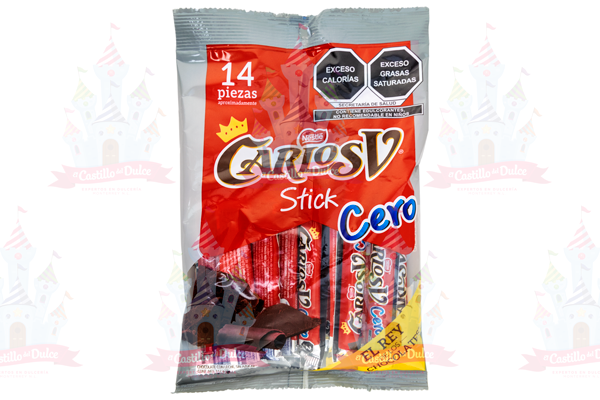 CARLOS V STICK SIN AZUCAR 20/14 PZA NESTLE