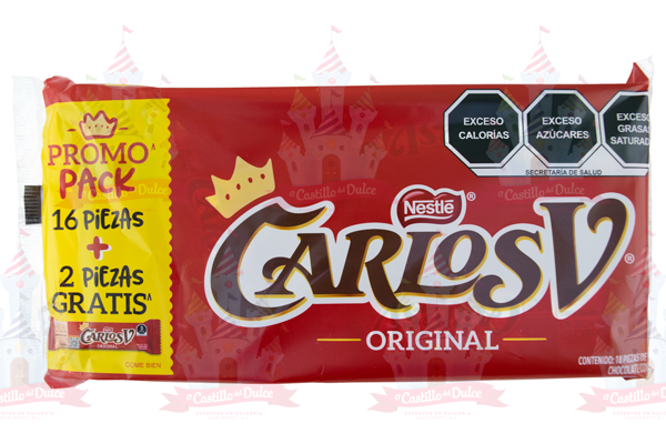 CARLOS V SUIZO 24/16 + 2 GRATIS. NESTLE