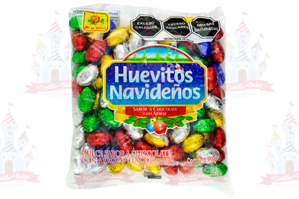 HUEVITOS NAVIDENOS 12/500 GRS DE LA ROSA