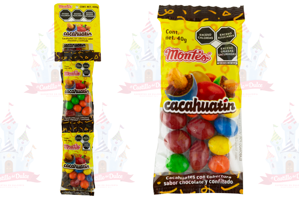 CACAHUATIN 20/10 PZS. 40GR. MONTES 