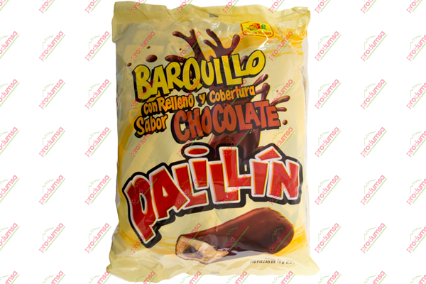 BARQUILLO PALILLIN CHOCOLATE 16/40 LA ROSA