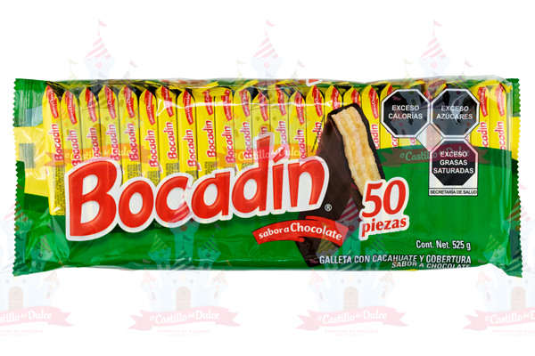 BOCADIN CHOCOLATE 12/50 PZAS BIMBO