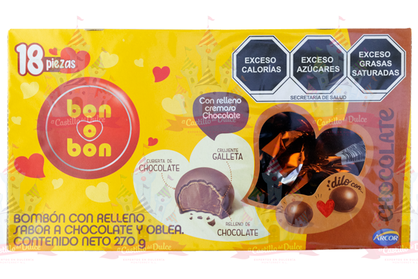 BON O BON CHOCOLATE 12/18 PZA ARCOR