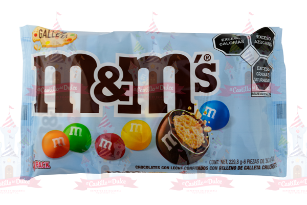 CHOC. M&M CRUNCHY COOKIE 24/6/38.3GR. EFFEM